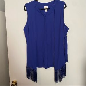 Chico’s blue tank top